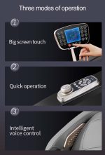 three modes of operation big screen touch, quick operation, intelligent voice control