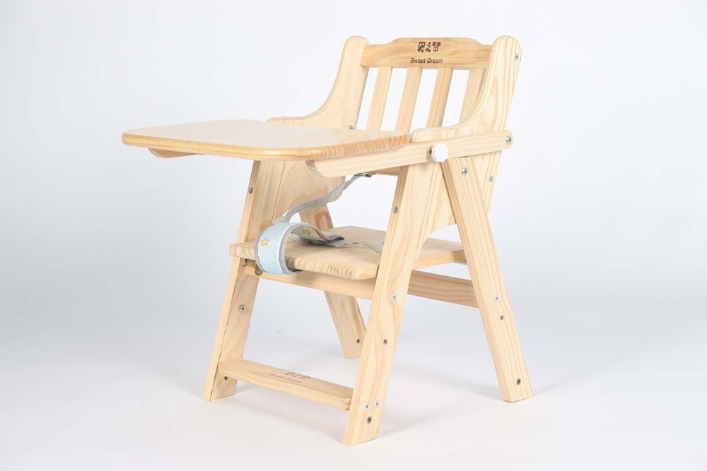 Natural Rocking High Chair